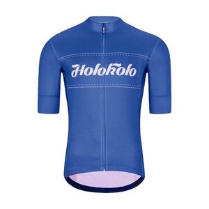 HOLOKOLO Rövid ujjú kerékpáros mez - GEAR UP - kék kép