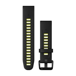 GARMIN szíj - QUICKFIT 20 - fekete/sárga kép