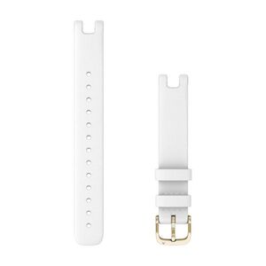 GARMIN szíj - LILY 14 MM - fehér/arany kép