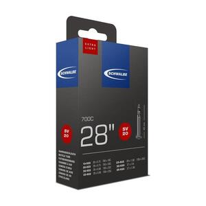 SCHWALBE belső gumi - SV20 700x18/25C FV 40mm - fekete kép