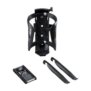 PRO Kerékpáros üvegtartó kosár - SET COMBIPACK BC SMART MINI TOOL - fekete kép