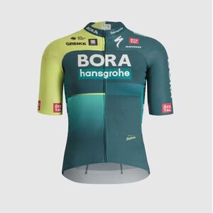 SPORTFUL Rövid ujjú kerékpáros mez - BORA 2024 - zöld/világoszöld kép