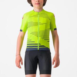 CASTELLI Rövid ujjú kerékpáros mez - AERO KID - sárga kép