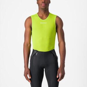 CASTELLI Ujjatlan kerékpáros póló - PRO MESH 2.0 - sárga kép