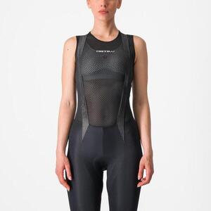 CASTELLI Ujjatlan kerékpáros póló - PRO MESH W - fekete kép