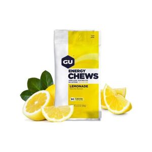 GU Kerékpáros táplálékkiegészítő - ENERGY CHEWS 60 G LEMONADE kép
