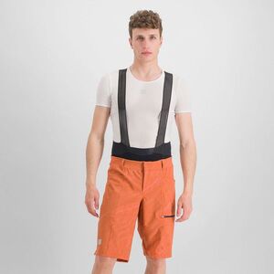 SPORTFUL Rövid kerékpáros nadrág kantár nélkül - CLIFF GIARA - narancssárga kép