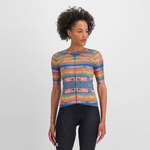 SPORTFUL Rövid ujjú kerékpáros mez - GLITCH BOMBER - színes kép