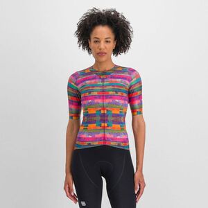 SPORTFUL Rövid ujjú kerékpáros mez - GLITCH BOMBER - színes kép