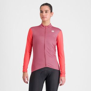 SPORTFUL Hosszú ujjú kerékpáros mez - CHECKMATE THERMAL - piros kép