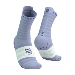 COMPRESSPORT Klasszikus kerékpáros zokni - PRO RACING SOCKS V4.0 ULTRALIGHT RUN - lila kép
