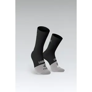 GOBIK Klasszikus kerékpáros zokni - LIGHTWEIGHT 2.0 - fekete/szürke kép