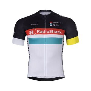 BONAVELO Rövid ujjú kerékpáros mez - RADIOSHACK – NISSAN - kék/fehér kép
