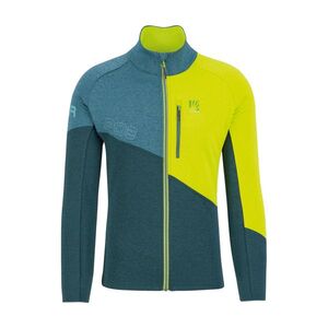 KARPOS póló - VAL VIOLA FULL-ZIP - zöld/sárga kép