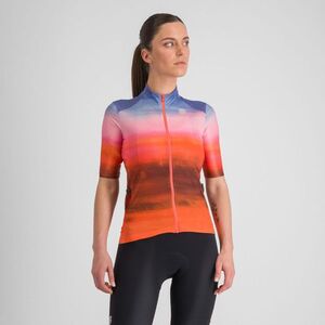 SPORTFUL Rövid ujjú kerékpáros mez - FLOW SUPERGIARA - piros/kék kép