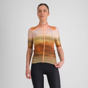SPORTFUL Rövid ujjú kerékpáros mez - FLOW SUPERGIARA - barna/bézs kép