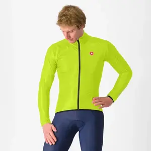 CASTELLI vízálló kabát - SQUALL SHELL - sárga kép