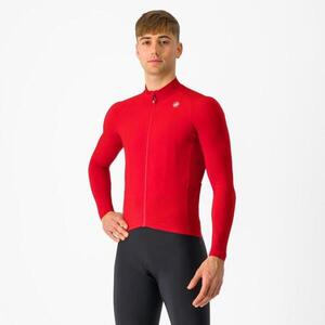 CASTELLI Hosszú ujjú kerékpáros mez - AERO RACE - piros kép