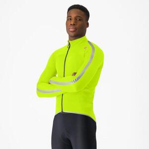 CASTELLI vízálló kabát - ULTRA RAIN CAPE - sárga kép
