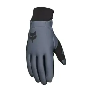 FOX Kerékpáros kesztyű hosszú ujjal - DEFEND THERMO GLOVES - szürke kép
