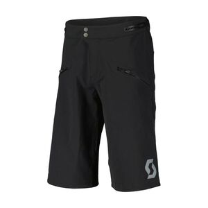 SCOTT Rövid kerékpáros nadrág kantár nélkül - TRAIL VERTIC PRO W/PAD - fekete kép