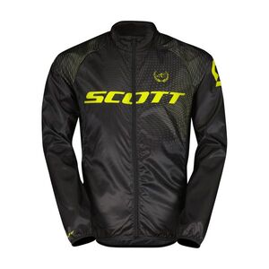 SCOTT Kerékpáros szélálló dzseki - RC PRO WB JR - fekete/sárga kép