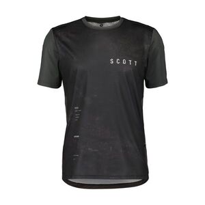 SCOTT Rövid ujjú kerékpáros mez - VERTIC SS - fekete/szürke kép