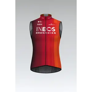 GOBIK Kerékpáros mellény - PLUS 2.0 INEOS GRENADIERS 2025 - narancssárga/piros kép