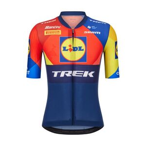 SANTINI Rövid ujjú kerékpáros mez - LIDL TREK 2025 - színes kép