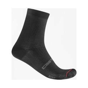 CASTELLI Klasszikus kerékpáros zokni - ESPRESSO 12 - fekete kép