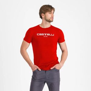 CASTELLI Rövid ujjú kerékpáros póló - CASTELLI '76 - piros kép