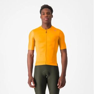 CASTELLI Rövid ujjú kerékpáros mez - ESPRESSO - narancssárga kép