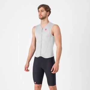 CASTELLI Kerékpáros overall - FREE SANREMO 3 - fehér/fekete kép