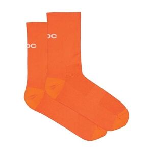 POC Klasszikus kerékpáros zokni - CADENCE ROAD SOCKS - narancssárga kép