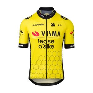 RAPIDGEAR Rövid ujjú kerékpáros mez - REPLICA VISMA 2025 - sárga kép