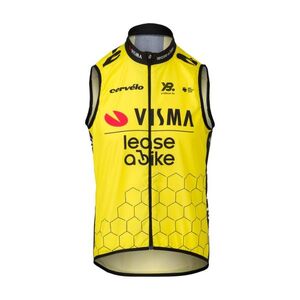 RAPIDGEAR Kerékpáros mellény - REPLIKA VISMA WIND 2025 - sárga kép