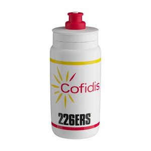 ELITE Kerékpáros palack vízre - FLY 550 COFIDIS 2025 - fehér/színes kép