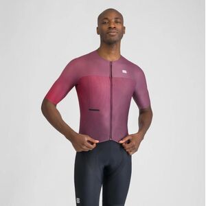 SPORTFUL Rövid ujjú kerékpáros mez - LIGHT - lila/bordó kép