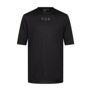 FOX Rövid ujjú kerékpáros mez - RANGER WORDMARK - fekete kép