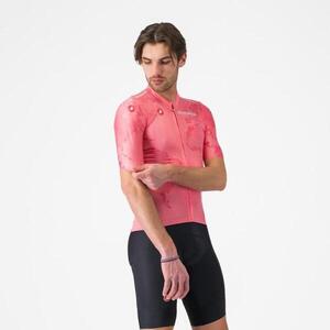 CASTELLI Rövid ujjú kerékpáros mez - GIRO 108 COMPETIZIONE 3 - rózsaszín kép