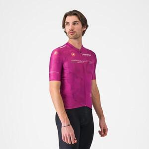 CASTELLI Rövid ujjú kerékpáros mez - GIRO 108 COMPETIZIONE 3 - lila kép