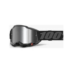 100% SPEEDLAB Kerékpáros szemüveg - ACCURI 2 - fekete/ezüst kép