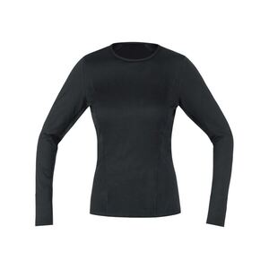 GORE Hosszú ujjú kerékpáros póló - M WMN BL THERMO LS - fekete kép