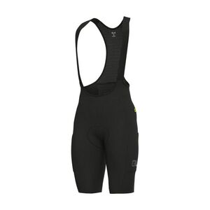 ALÉ Rövid kerékpáros nadrág kantárral - GRAVEL-PRO OFF ROAD - GRAVEL - fekete kép