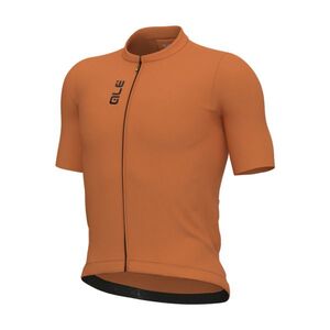 ALÉ Rövid ujjú kerékpáros mez - COLOR BLOCK PRAGMA - narancssárga kép