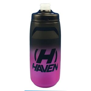 HAVEN Kerékpáros palack vízre - SEICENTO - fekete/rózsaszín kép