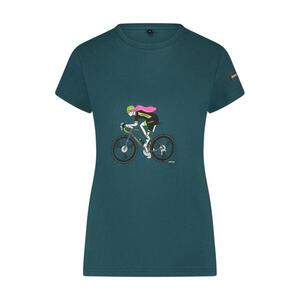 SHIMANO Rövid ujjú kerékpáros póló - SENTIERO LTD - zöld kép