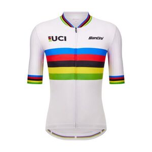 SANTINI Rövid ujjú kerékpáros mez - UCI WORLD CHAMPION - színes kép