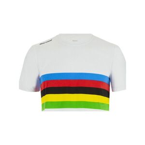 SANTINI Rövid ujjú kerékpáros póló - UCI OFFICIAL WORLD CHAMPION KID - színes kép