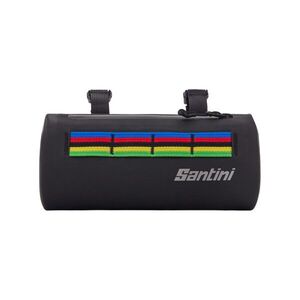 SANTINI Kerékpáros táska - UCI WORLD CHAMPION HANDLEBAG - fekete kép